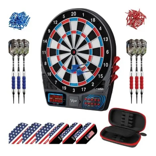 Viper 777 Electronic Dartboard Patriot Dart Set image {9}