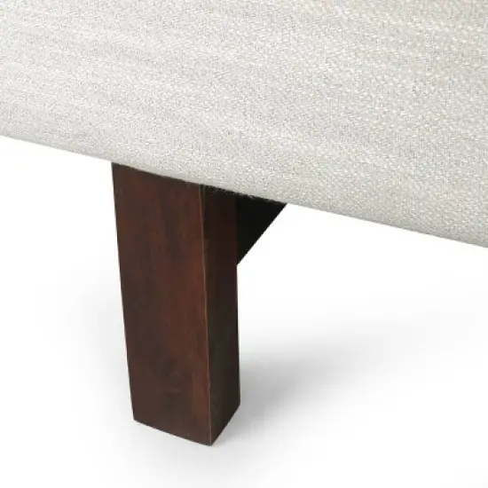 Mableton Mid-Century Modern Upholstered 3 Seater Sofa - Christopher Knight Home image {2}