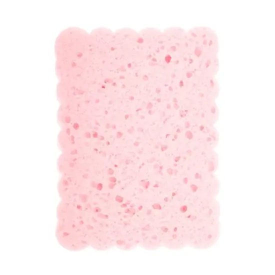 Unique Bargains Reusable Sponge Face Scrubber 4.33"x3.15" 1 Pc image {8}