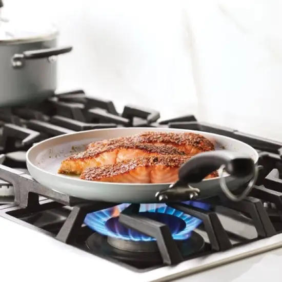 Farberware Eco Advantage 11.25" Ceramic Nonstick Griddle Gray image {4}