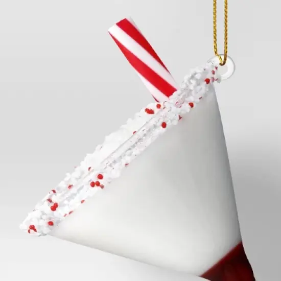 Christmas Peppermint Martini Ornament - Wondershop&trade; image {2}