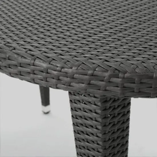 Vincent 7pc Wicker Patio Dining Set - Christopher Knight Home image {4}