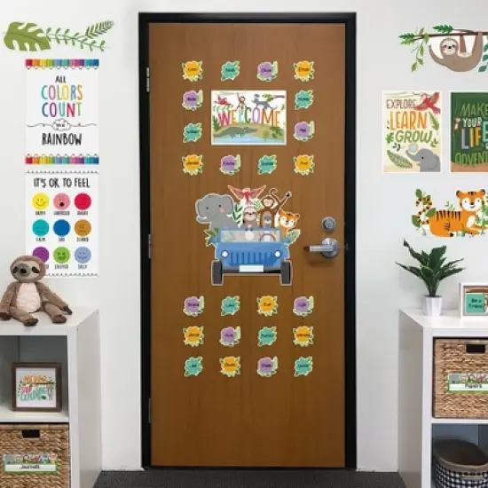 Creative Teaching Press&reg; Jungle Friends Bulletin Board Set, 48 Pieces image {3}