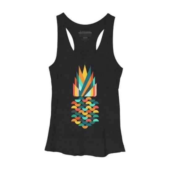 Women's Design By Humans Geometric Pineapple By radiomode Racerback Tank Top image {11}