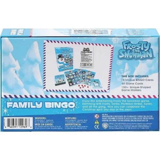Aquarius Puzzles Frosty The Snowman Family Bingo Game image {2}