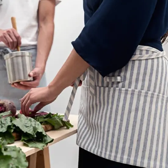 Meema Blue Waist Apron image {5}