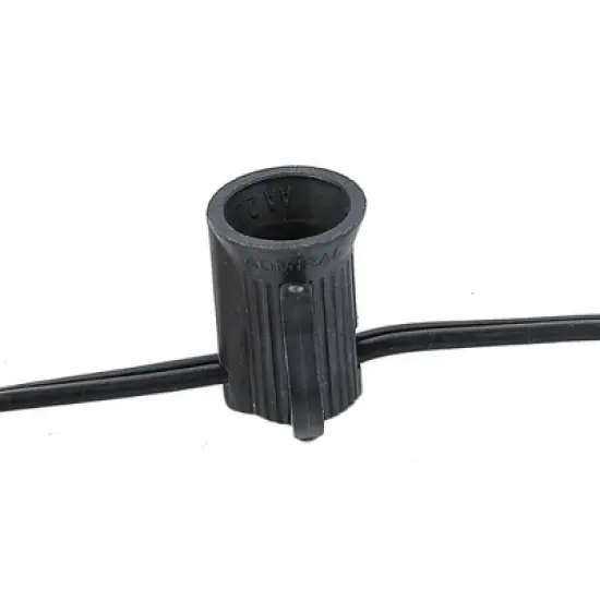 Novelty Lights 100 Feet G30 Globe Outdoor Patio String Lights, Black Wire image {4}