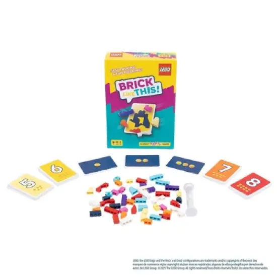 Asmodee Brick Like This Board Game: Party Game, 2-8 Players, 15-Minute Play, Problem Solving, Includes Cards & Timer image {3}