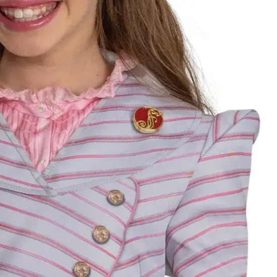 NBCUniversal Girls' Wicked the Musical Glinda Upland Shiz Classic Costume Dress image {3}