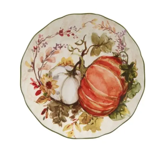 Set of 4 Harvest Morning Dessert Plates - Certified International image {2}