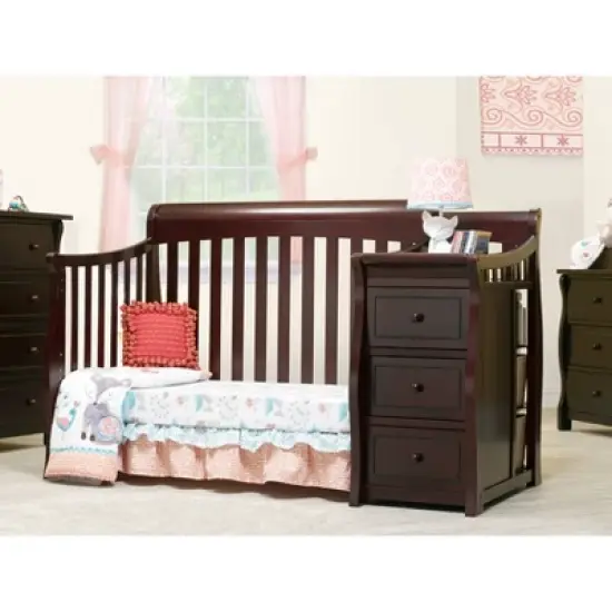 Sorelle Princeton Elite Crib & Changer Espresso image {1}