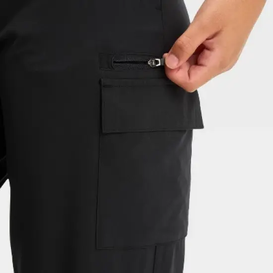 Girls' Woven Cargo Jogger Pants - All In Motion&trade; image {2}