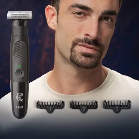 King C. Gillette XT3000 Men's Style Master Cordless Stubble Trimmer + 3 Attachment Combs image {6}