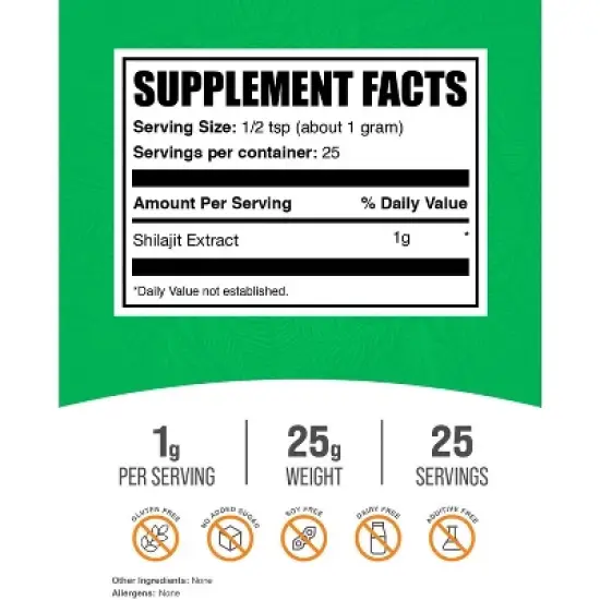 BulkSupplements Shilajit Extract Powder image {1}