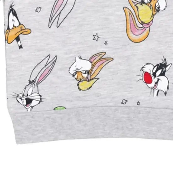 SPACE JAM Looney Tunes Space Jam Sylvester Buggs Bunny Daffy Duck Girls French Terry Sweatshirt Little Kid to Big Kid  image {4}