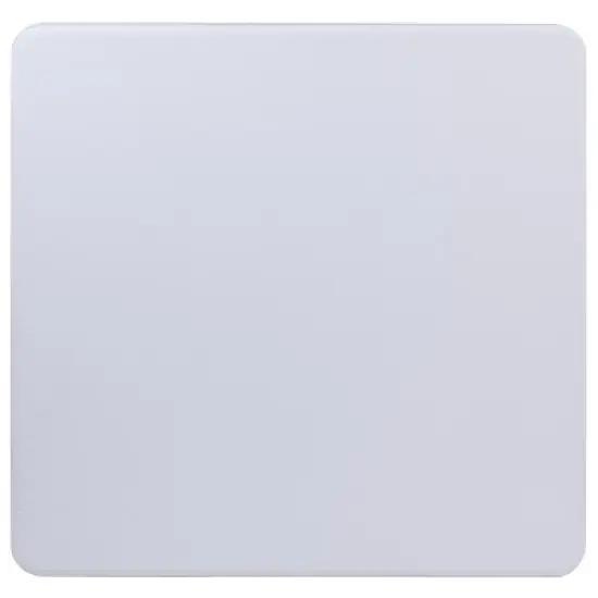 Emma and Oliver 2.81-Foot Square Granite White Plastic Folding Table - Card Table/Game Table image {5}