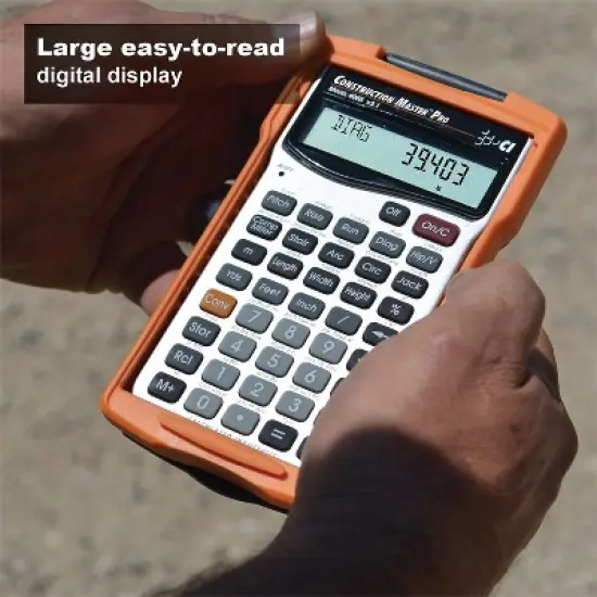 Calculated Industries Construction Master Pro III Series 4065 11-Digit Construction Calculator image {5}