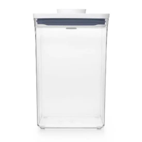 OXO POP 4.4qt Plastic Big Square Airtight Food Storage Container Clear image {2}