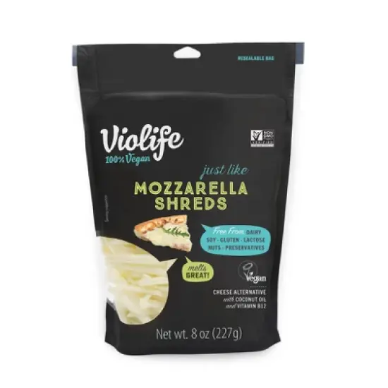Violife Just Like Mozzarella Shreds Vegan Cheese Alternative - 8oz image {6}
