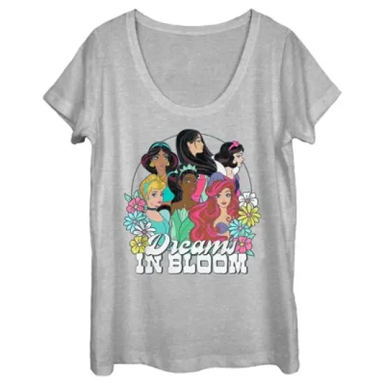 Women's Disney Princesses Dreams in Bloom Scoop Neck image {3}