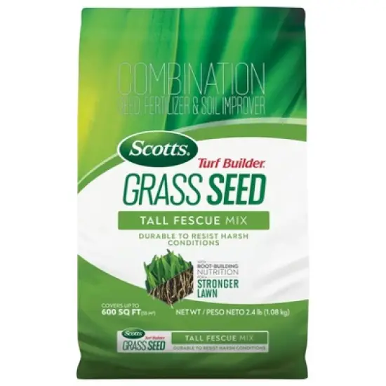 Scotts Turf Builder 2.4lbs Grass Seed Tall Fescue Mix image {1}