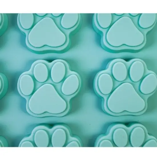 American Pet Supplies Set of Dog Bone and Paw Print 3 in 1 Silicone Baking Treat Trays image {4}