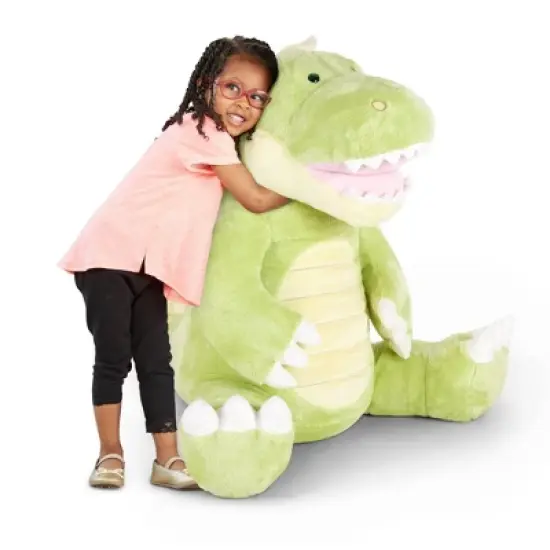 Melissa & Doug Jumbo Gentle Dinosaur Stuffed Animal image {1}