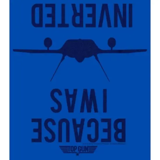 Boy's Top Gun Because I Was Inverted T-Shirt image {1}
