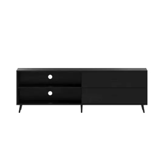 65" June Mid-Century Modern TV Stand for TVs up to 65" with Adjustable Shelf Black - Taylor & Logan image {7}