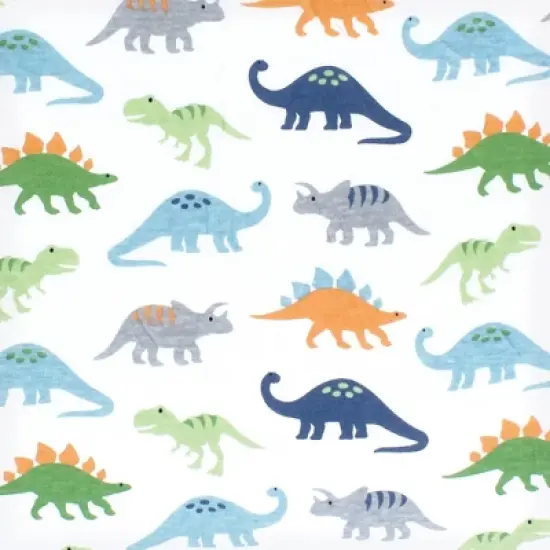 Hudson Baby Infant Boy Changing Pad Cover, Dinosaurs, One Size image {1}