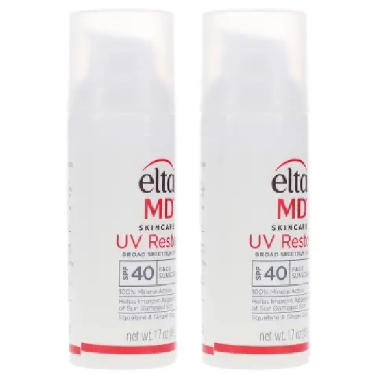 EltaMD UV Restore Broad Spectrum SPF 40 Face Sunscreen 1.7 oz 2 Pack image {7}