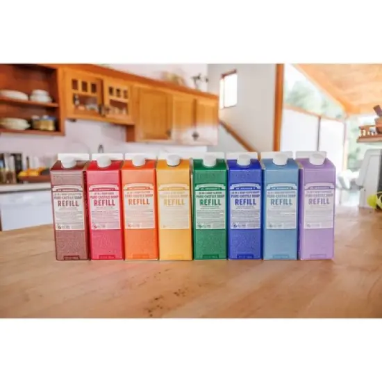 Dr. Bronner's Pure Castile Liquid Soap Bodywash Refill Carton - Unscented - 32 fl oz image {11}