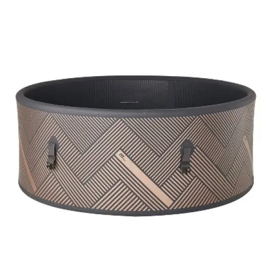 MSpa Mono Round DWF Bubble Spa with Thermal Cover 245 Gal 138 Electric 110 Volt AC Inflatable Hot Tub image {9}