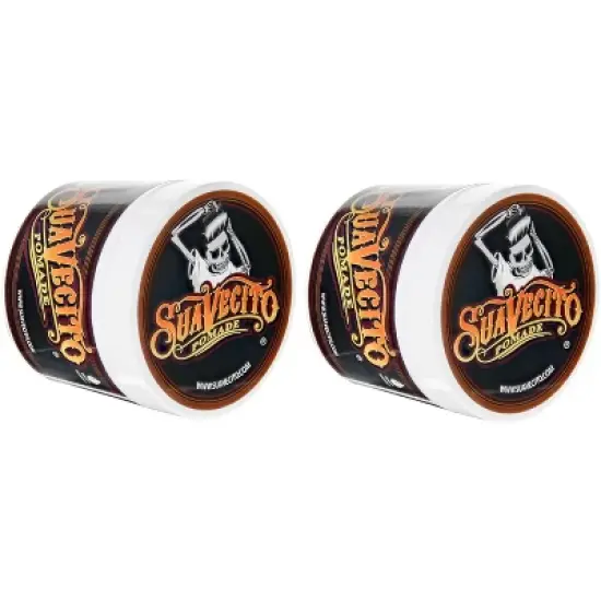Suavecito SIGNATURE Pomade ORIGINAL REGULAR HOLD Hair (PACK OF 2) 4 oz,  Water-Based Gel, All Day Hold image {13}