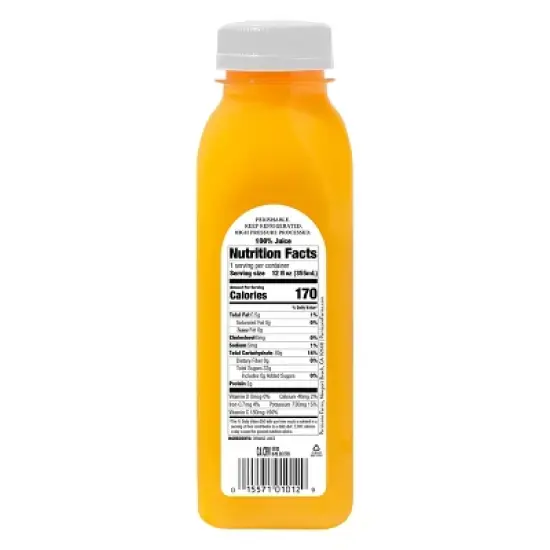 Cold Pressed Orange Juice - 12 fl oz image {1}
