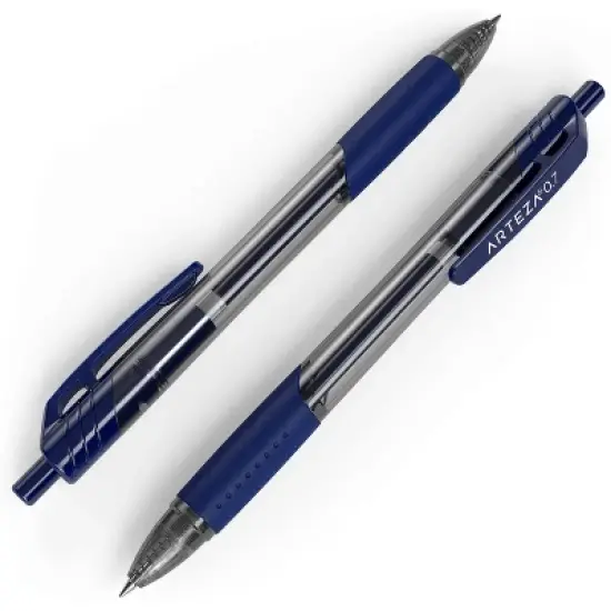 Arteza Retractable Gel Ink Pens Set, Blue - 24 Pack image {4}