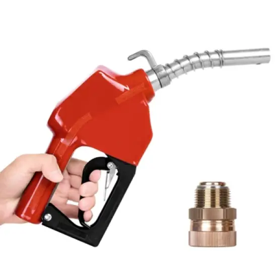 Mojgar Automatic Fuel Nozzles 3/4", Auto Shut Off Fuel Transfer Nozzle with 360&deg; Swivel Joint, Hook,13/16"(OD=20mm) Spout image {7}
