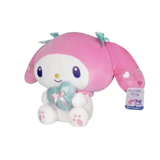 Hello Kitty 12" My Melody with Heart Pillow Plush: Polyester Stuffed Animal Character, 12 x 8 x 7 in. image {4}