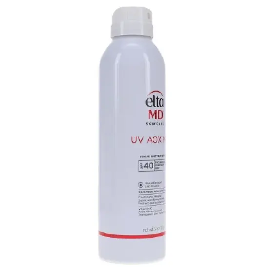 EltaMD UV AOX Mist Broad Spectrum SPF 40 Face and Body Sunscreen 5 oz image {5}