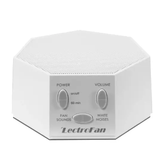 Adaptive Sound Technologies LectroFan Classic White Noise Machine - Global Power Edition with Adaptors for US, UK & EU - Black image {7}