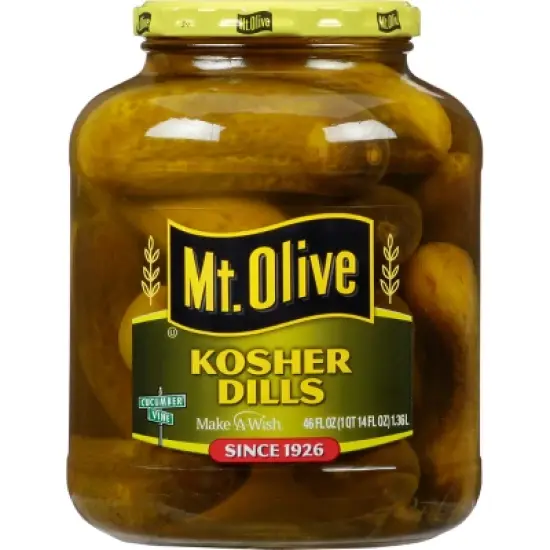 Mt. Olive Whole Kosher Dill Pickles - 46 fl oz image {6}