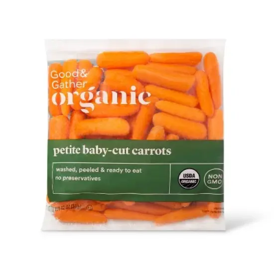 Fresh Organic Petite Baby-Cut Carrots - 12oz - Good & Gather&trade; image {4}