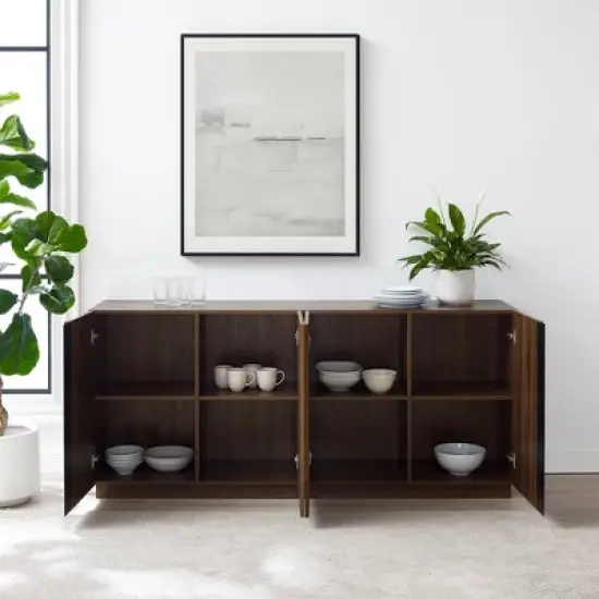 Contemporary Storage with 4 Doors Sideboard - Saracina Home image {5}