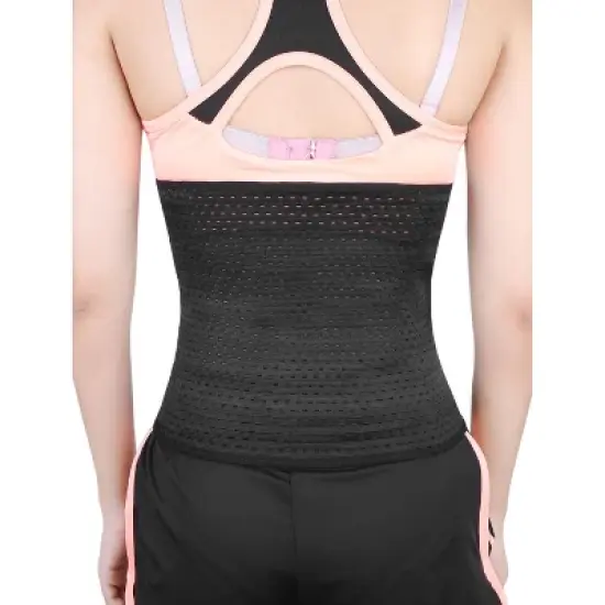 Unique Bargains Women Adjustable 3 Hook Belly Waist Trainer Girdle Shapewear image {2}