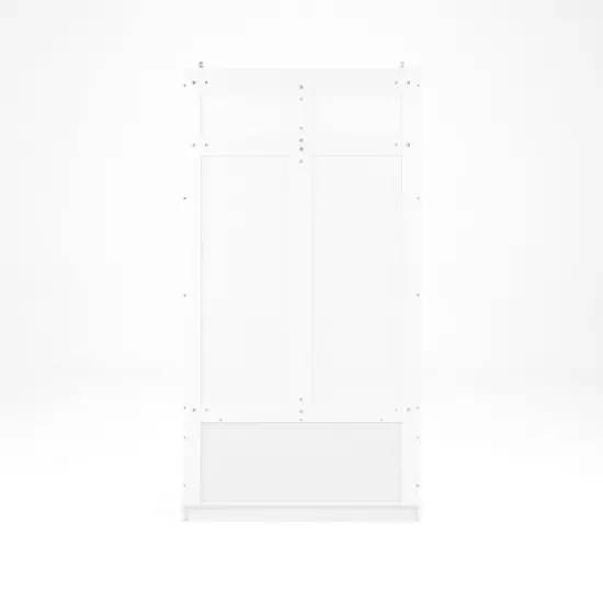 Entryway Hall Tree With Shoe Bench, Coat Rack with Flip Top Storage Bench & 5 Hooks, Coat Rack Storage Shelf for Small Spaces Living Room Hallway image {3}