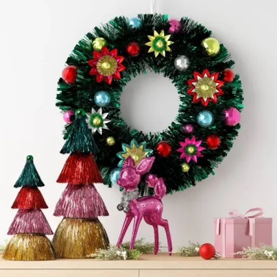Christmas Plastic Deer Decor Pink - Wondershop&trade; image {1}