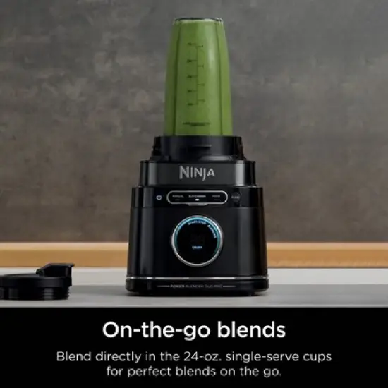 Ninja Detect Power Blender Pro + Personal Single-Serve, BlendSense Technology, 1800PW, Pitcher, To-Go Cups - TB301 image {7}