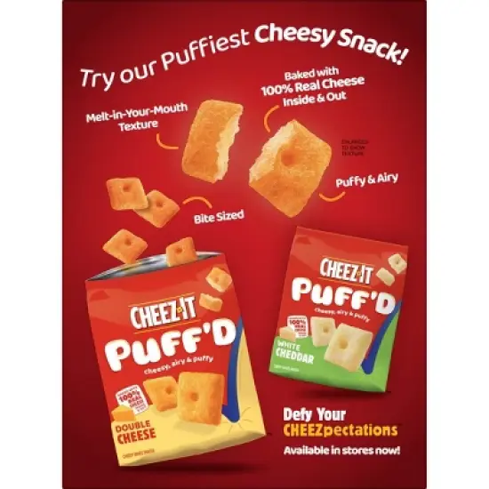 Cheez-It Crackers Duoz Pesto & Mozzarella - 12.4oz image {9}