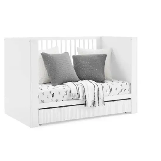 Delta Children Cassie 4-in-1 Convertible Crib with Underdrawer - Greenguard Gold Certified image {9}