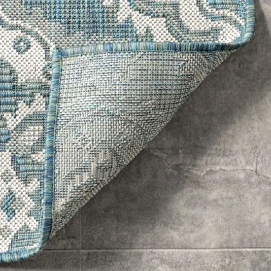 nuLOOM Arna Floral Indoor and Outdoor Area Rug image {6}